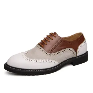 24 spring new British Brock business dress shoes Korean nightclub leisure size men's shoes