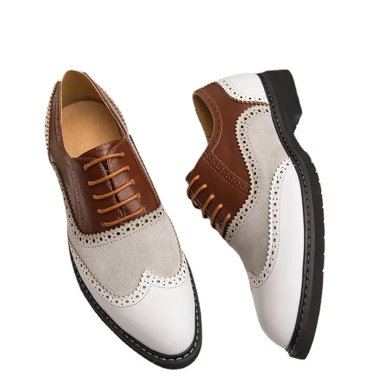 24 spring new British Brock business dress shoes Korean nightclub leisure size men's shoes