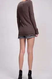 3-Button Cuff Tee