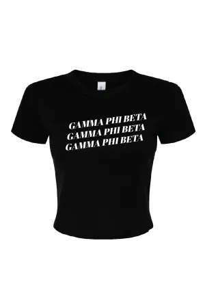 3-Peat Crop Tee