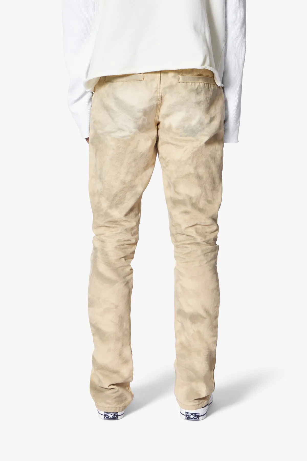 B710 Chino Chip Repaired Denim - Tan
