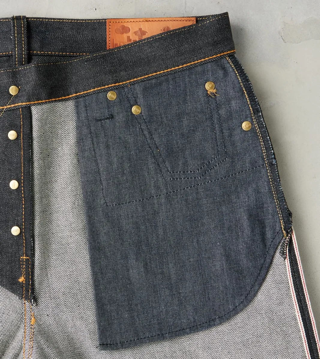 BDDxDR-711 - High Tapered - 14oz Black Ecru