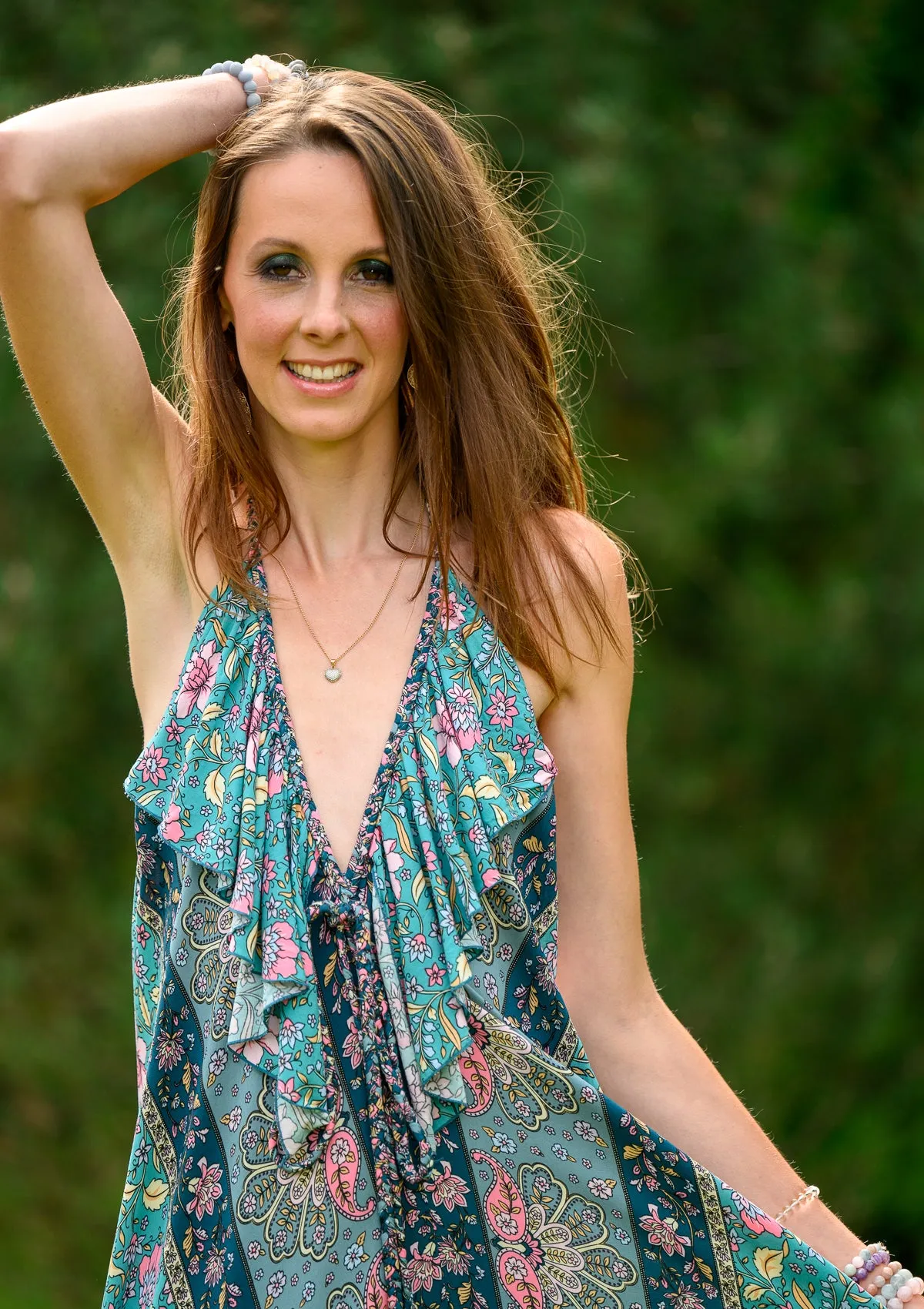 Bianca Sereniti Flowers Dress
