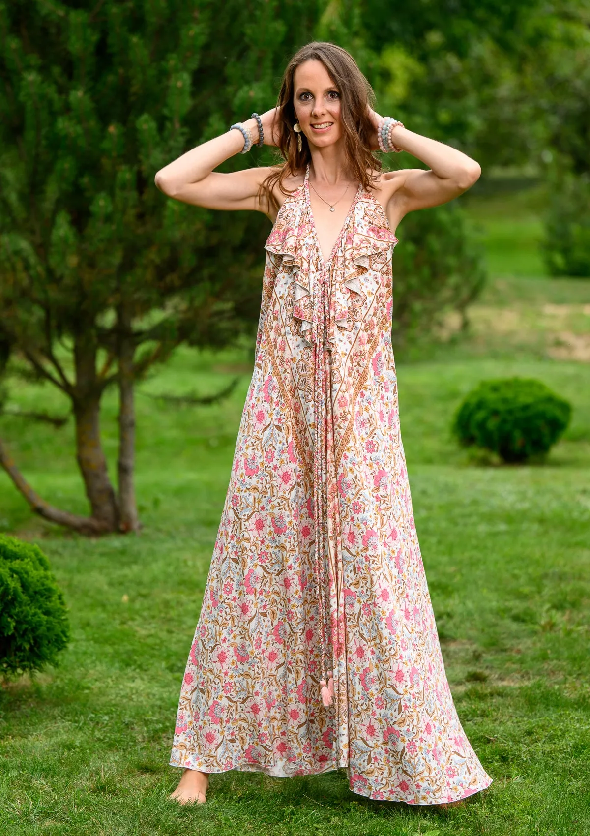 Bianca Sereniti Flowers Dress