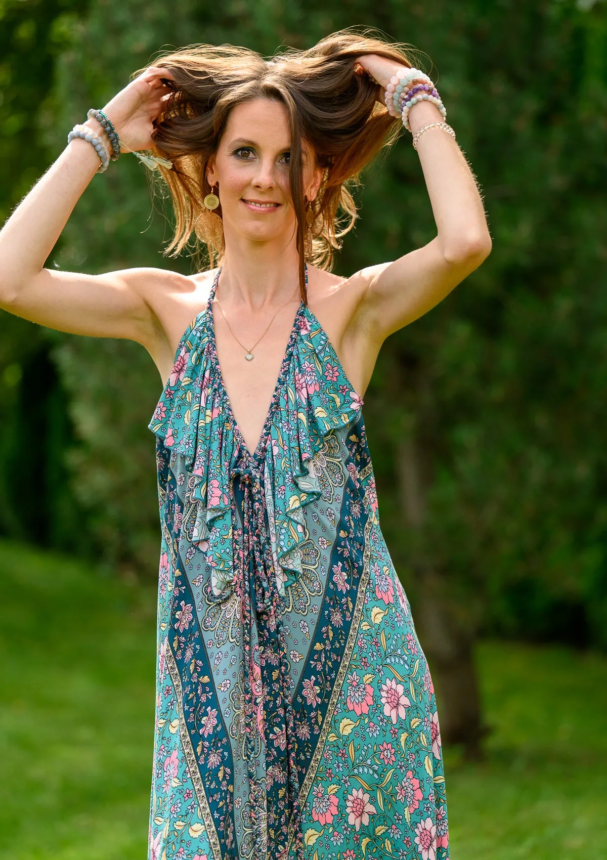 Bianca Sereniti Flowers Dress