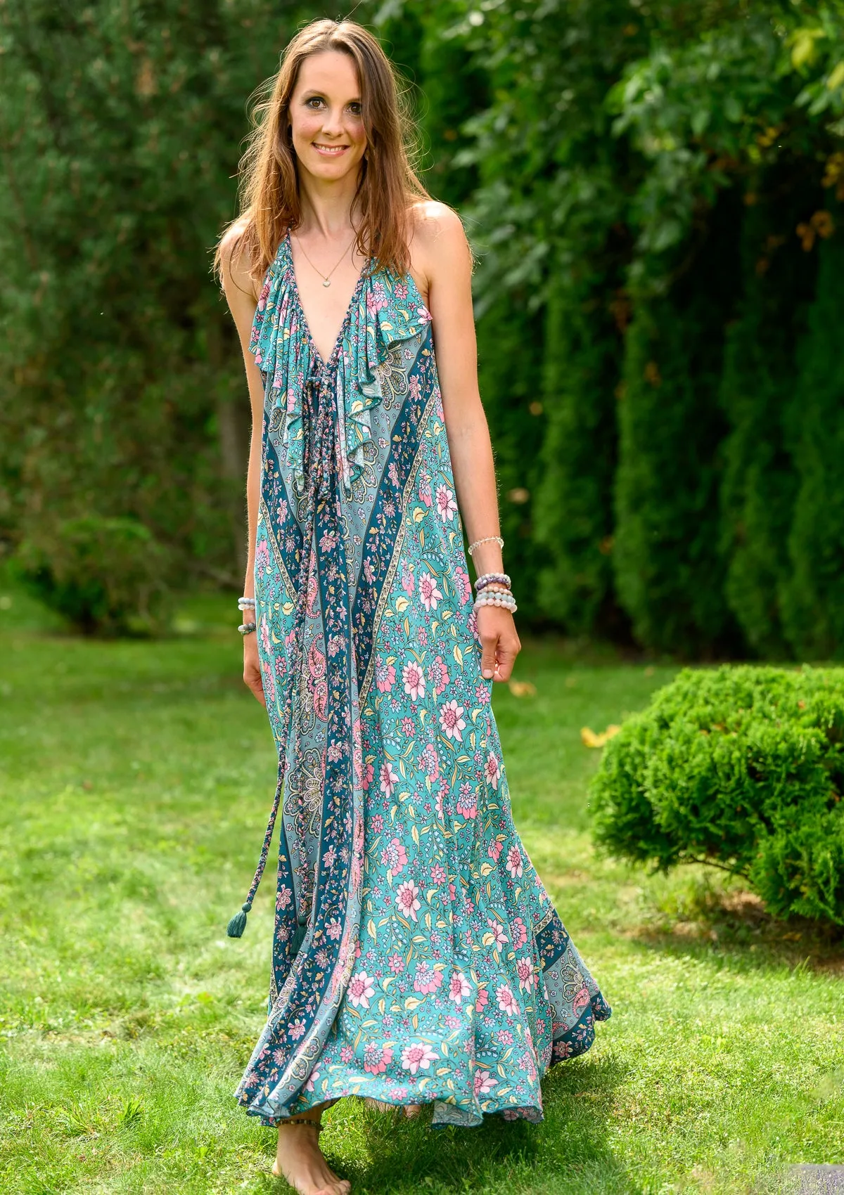Bianca Sereniti Flowers Dress