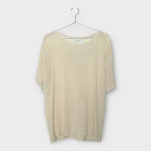 Dries Van Noten Beige Net Tee