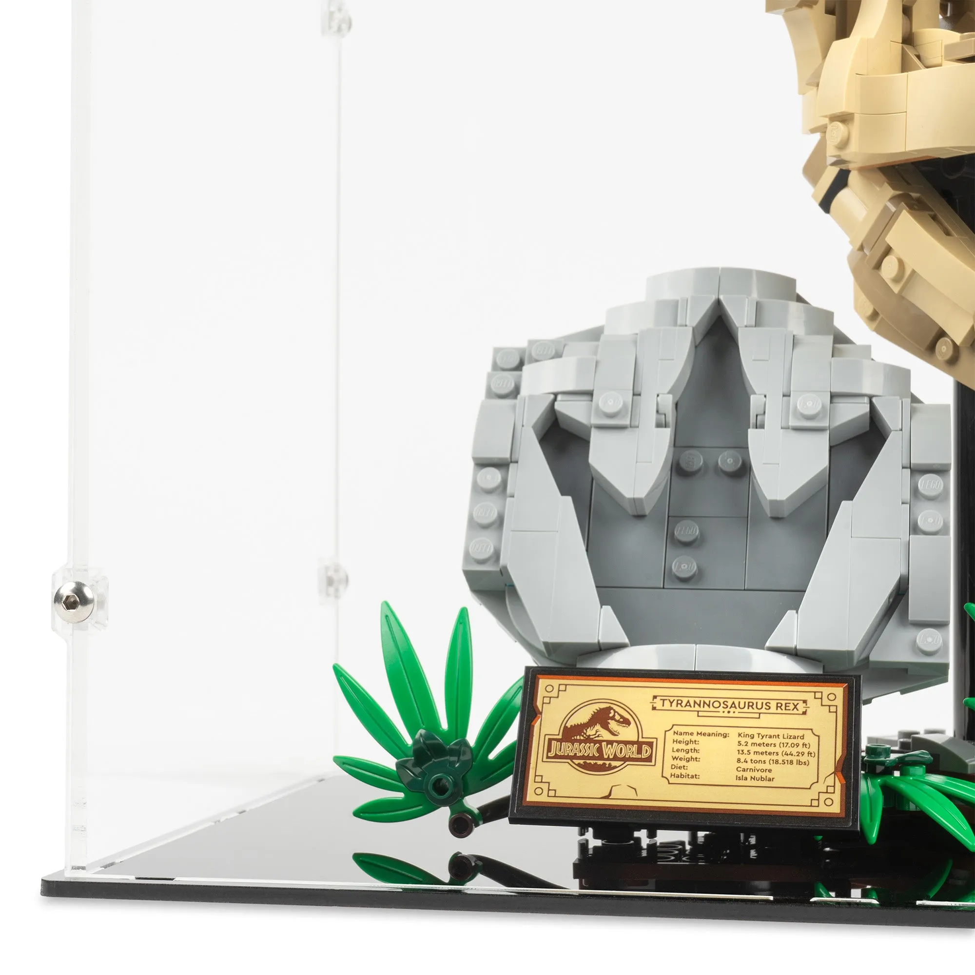 LEGO® Dinosaur Fossils: T. rex Skull Display Case (76964)