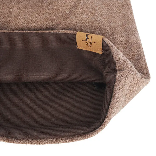 Men Jersey Long Slouchy Beanie Hat B010