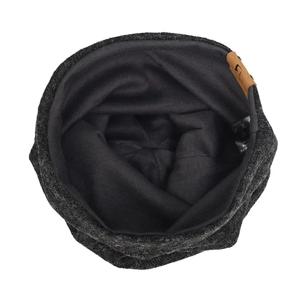 Men Jersey Long Slouchy Beanie Hat B010