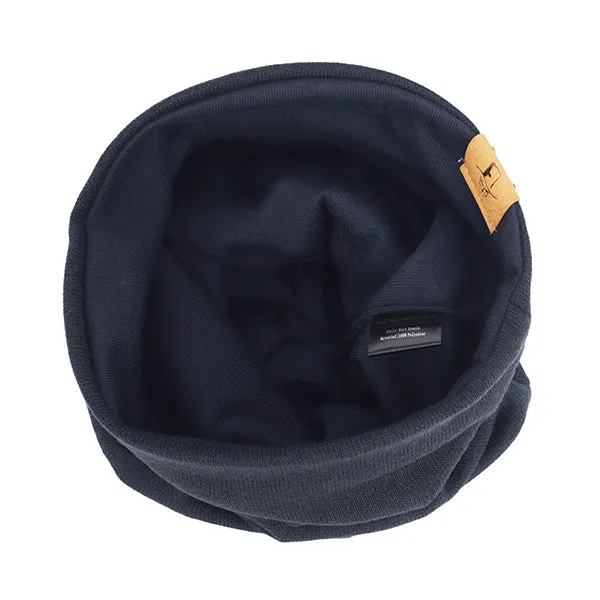 Men Jersey Long Slouchy Beanie Hat B010