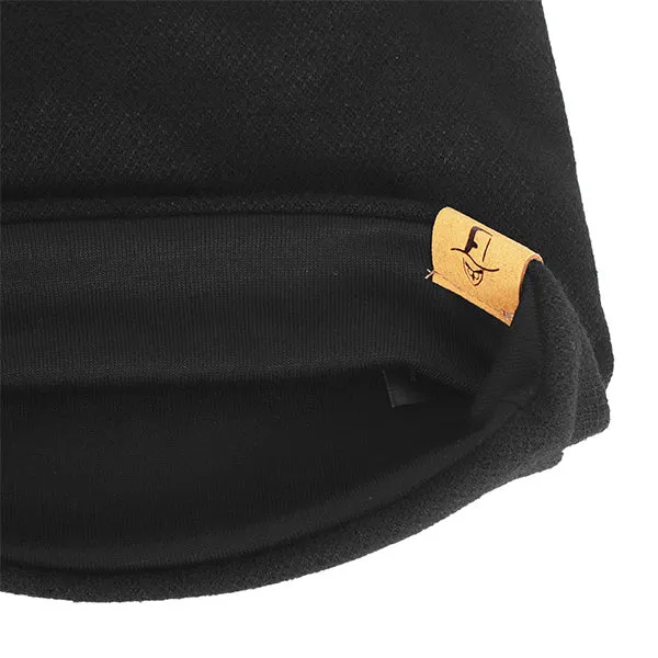 Men Jersey Long Slouchy Beanie Hat B010