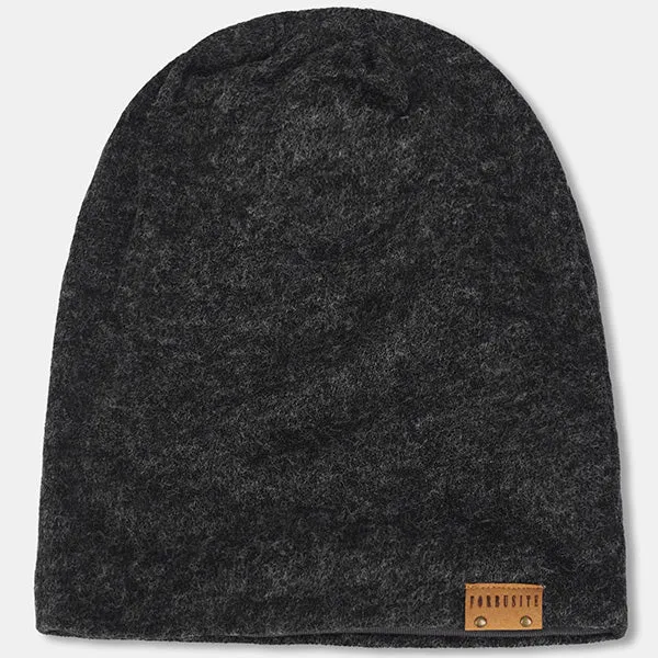 Men Jersey Long Slouchy Beanie Hat B010