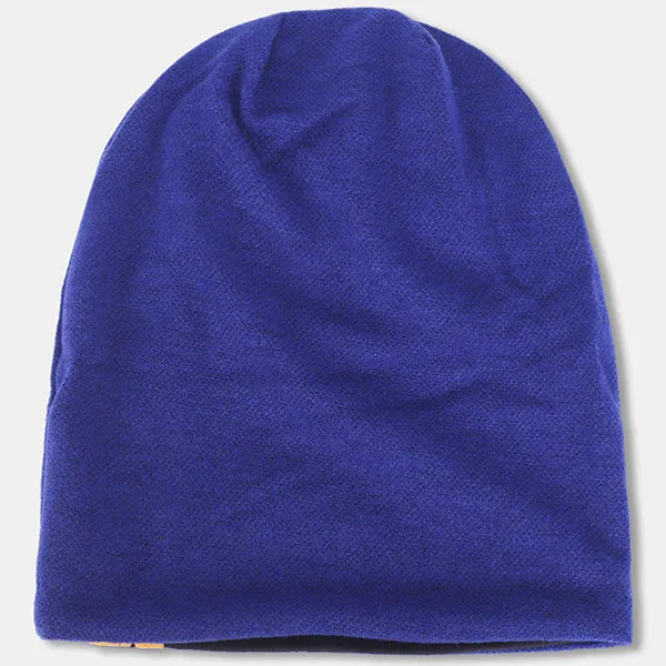 Men Jersey Long Slouchy Beanie Hat B010