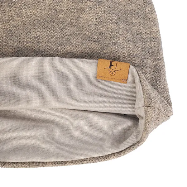 Men Jersey Long Slouchy Beanie Hat B010