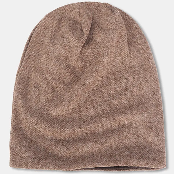 Men Jersey Long Slouchy Beanie Hat B010