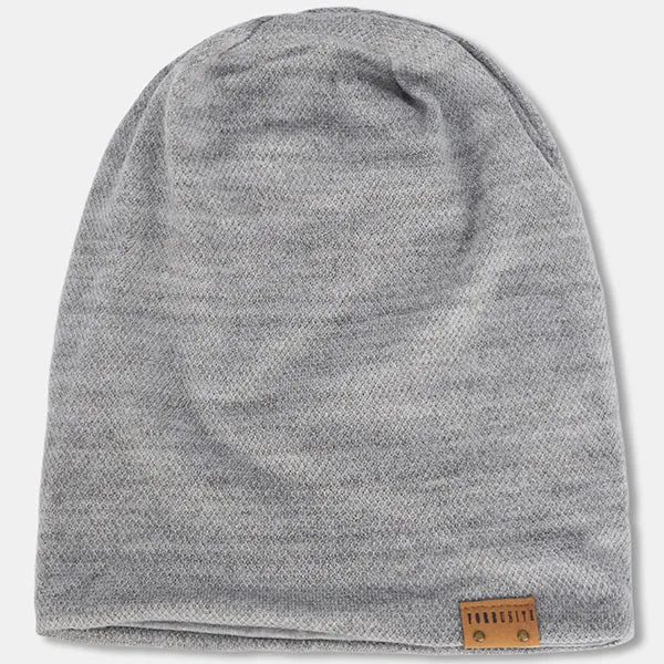 Men Jersey Long Slouchy Beanie Hat B010
