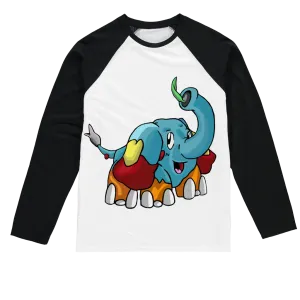 Mudphant Sublimation Baseball Long Sleeve T-Shirt