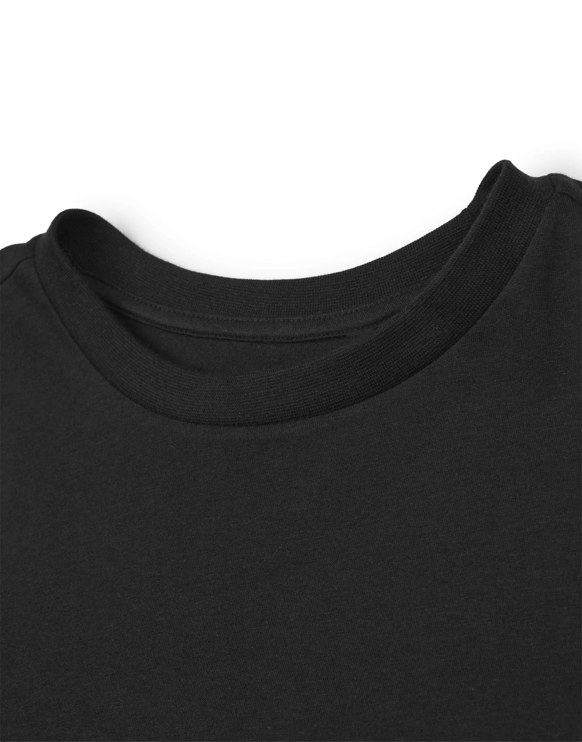 Nirvana Yellow Logo Unisex Kids Black Short Sleeved T-Shirt