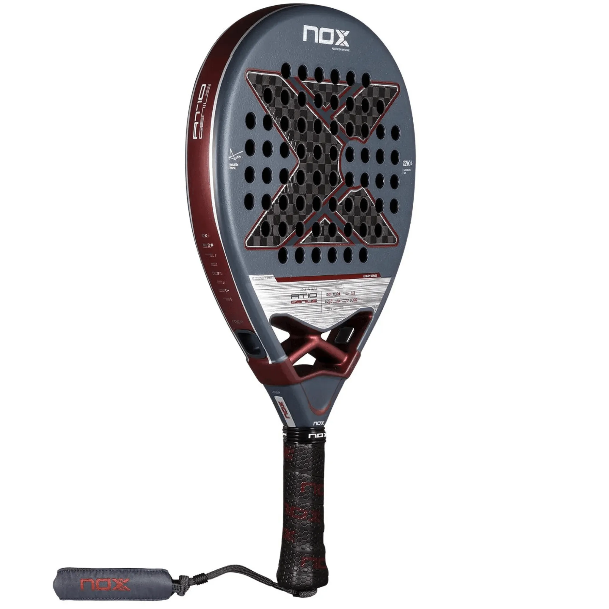 NOX AT10 Luxury GENIUS 12K 2025 Padel Racket Agustin Tapia