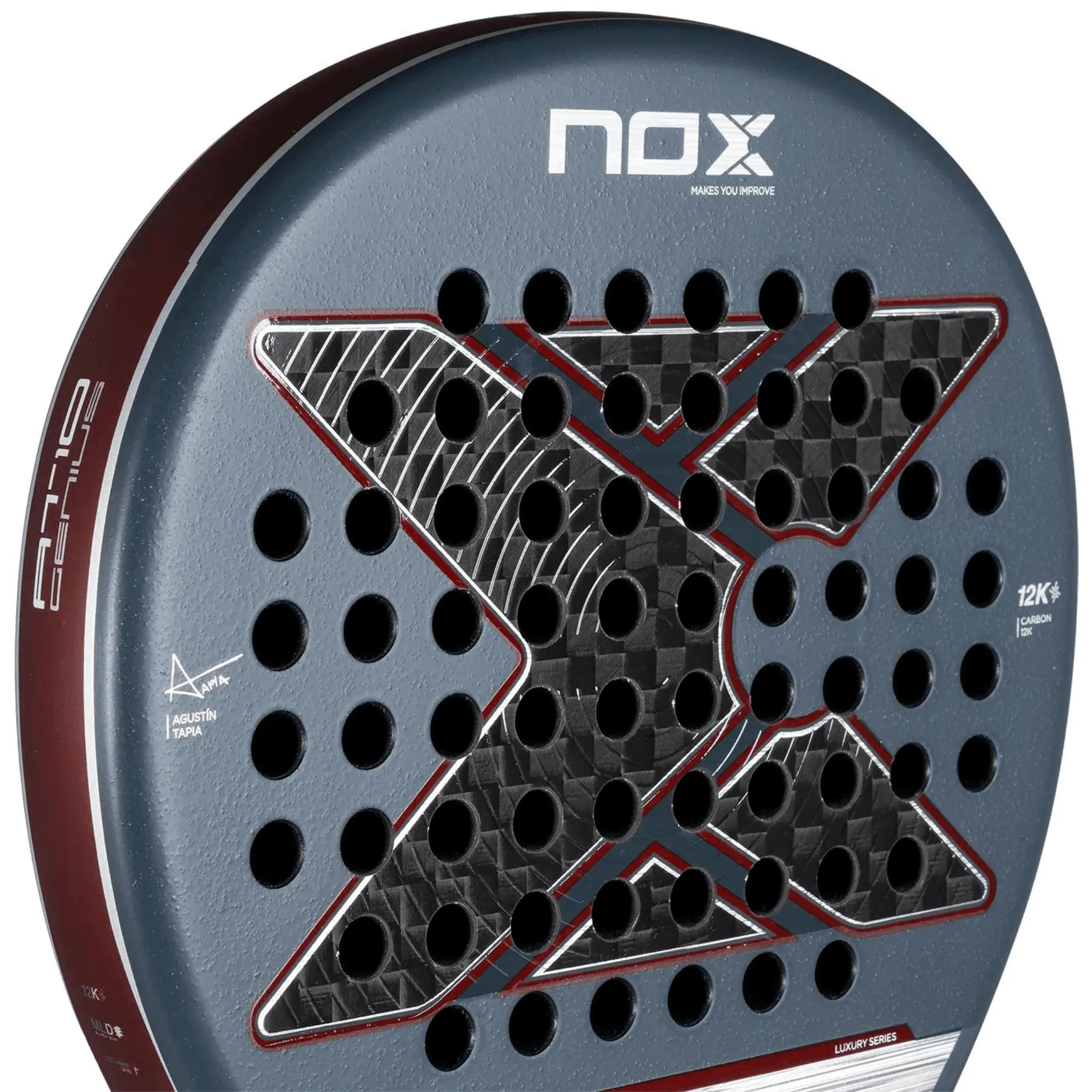 NOX AT10 Luxury GENIUS 12K 2025 Padel Racket Agustin Tapia