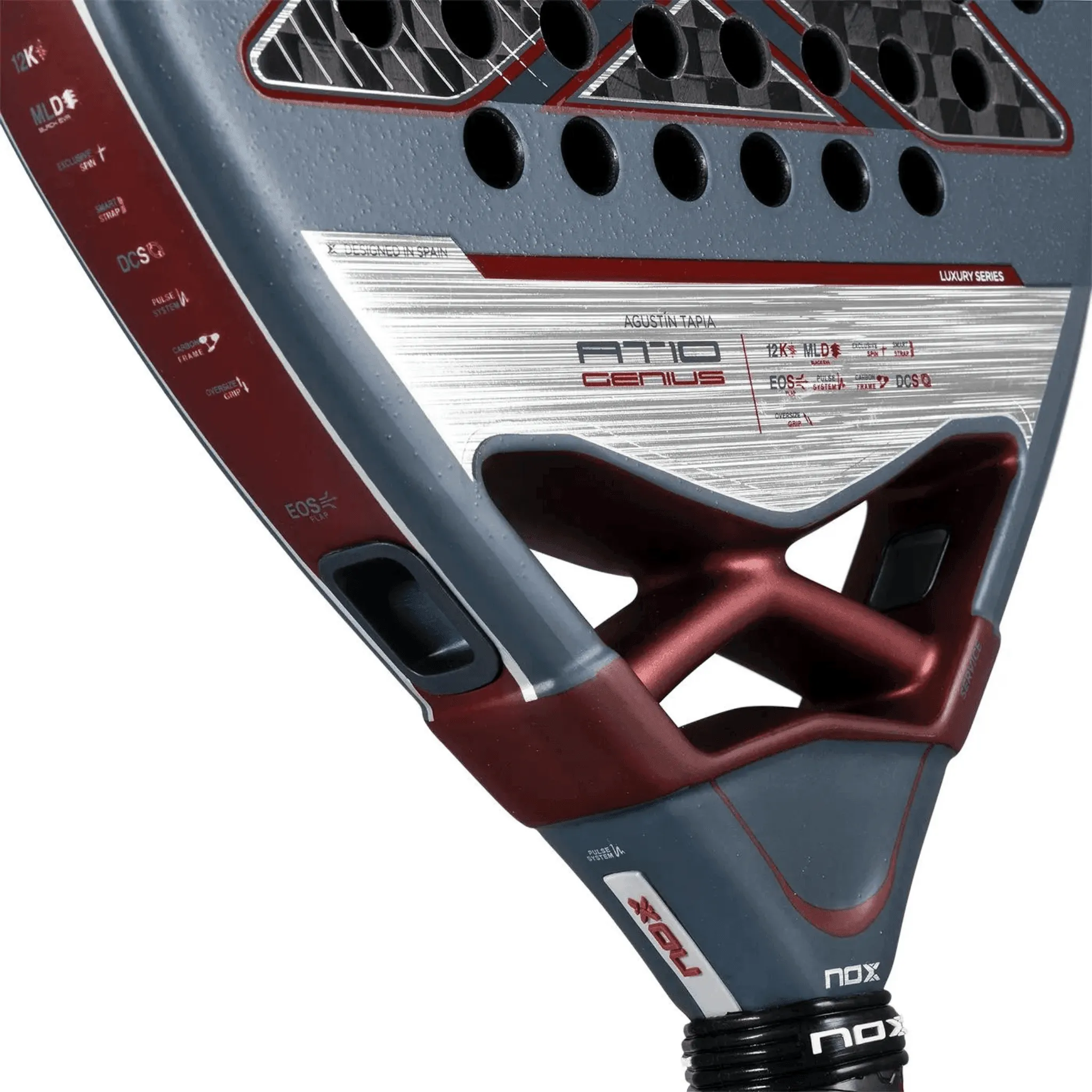 NOX AT10 Luxury GENIUS 12K 2025 Padel Racket Agustin Tapia