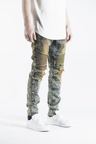 Pete Biker Denim (Black Acid)