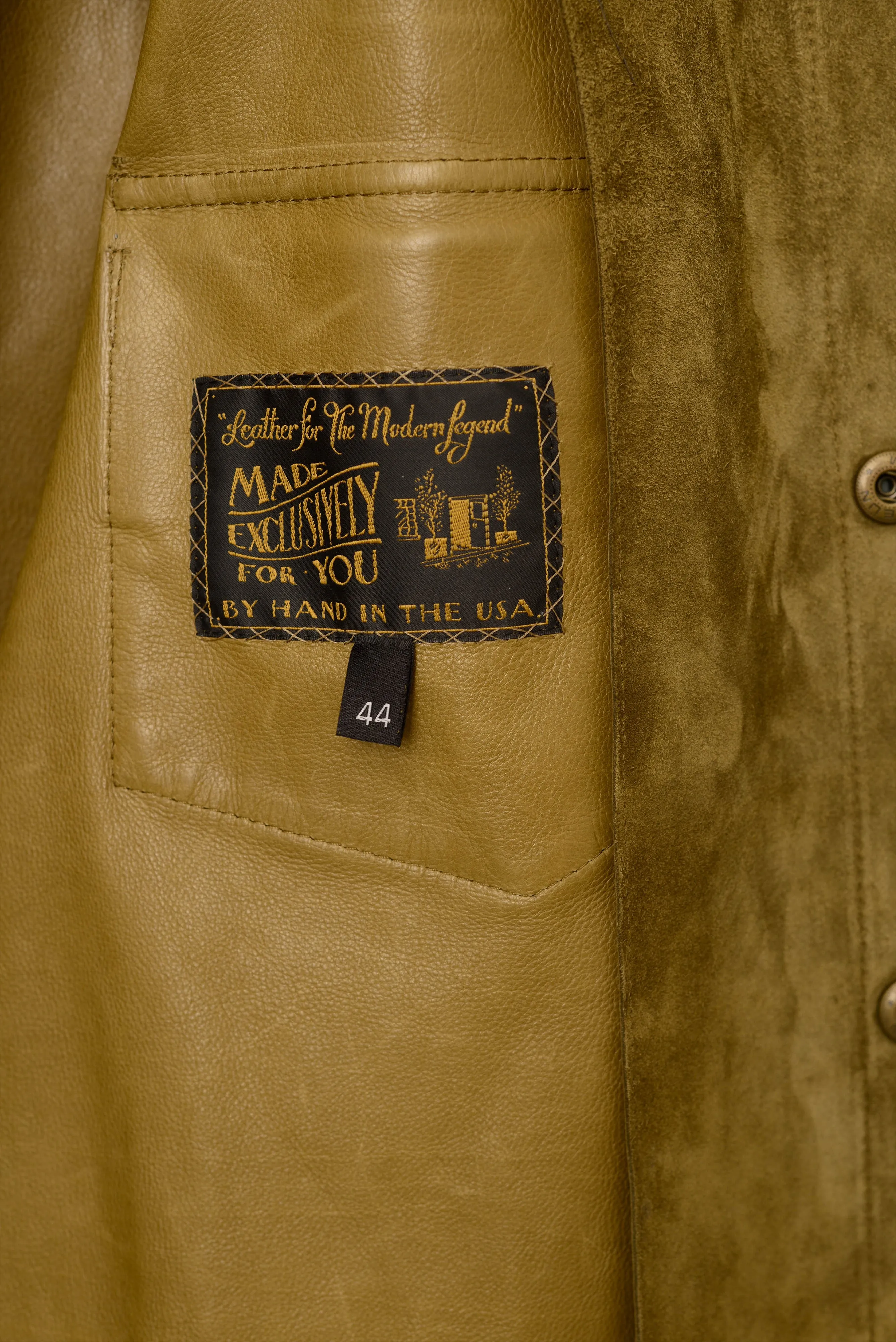 The Hutton: Olive Suede