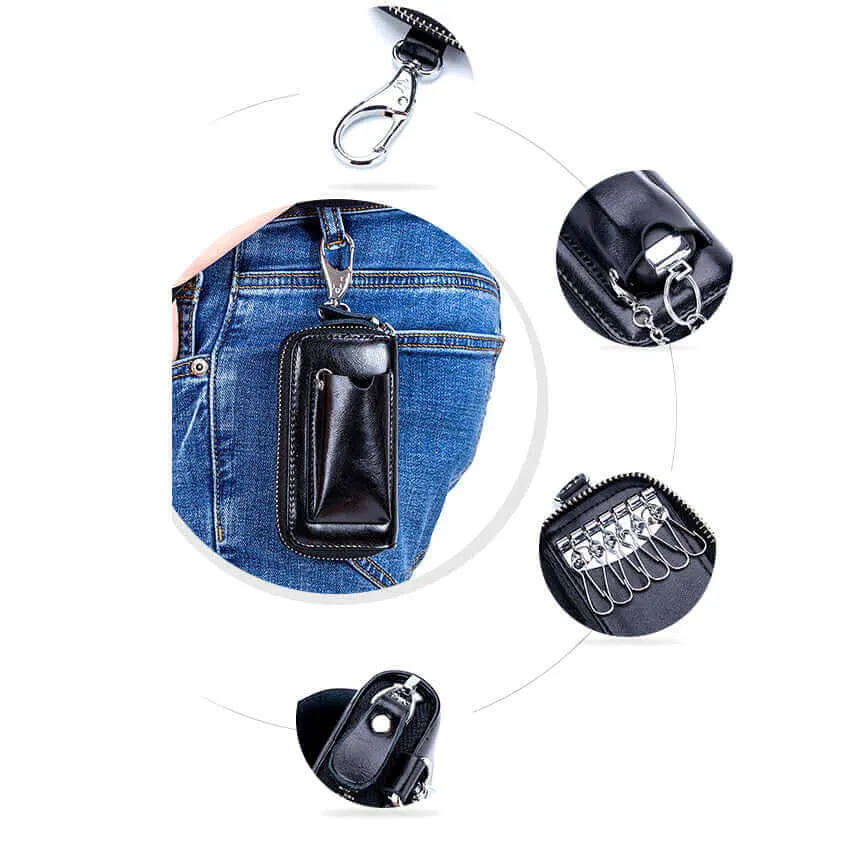 Versatile Leather Key Case