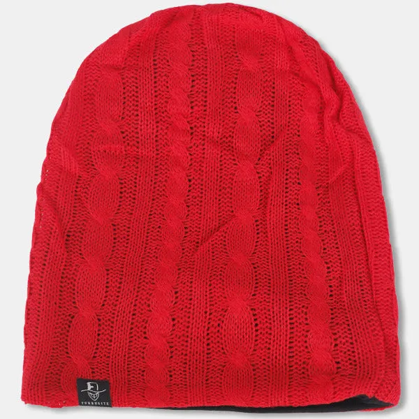 Women Slouchy Cable Beanie Hats B5006