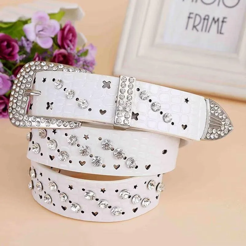 Women's Versatile Rhinestone Belt