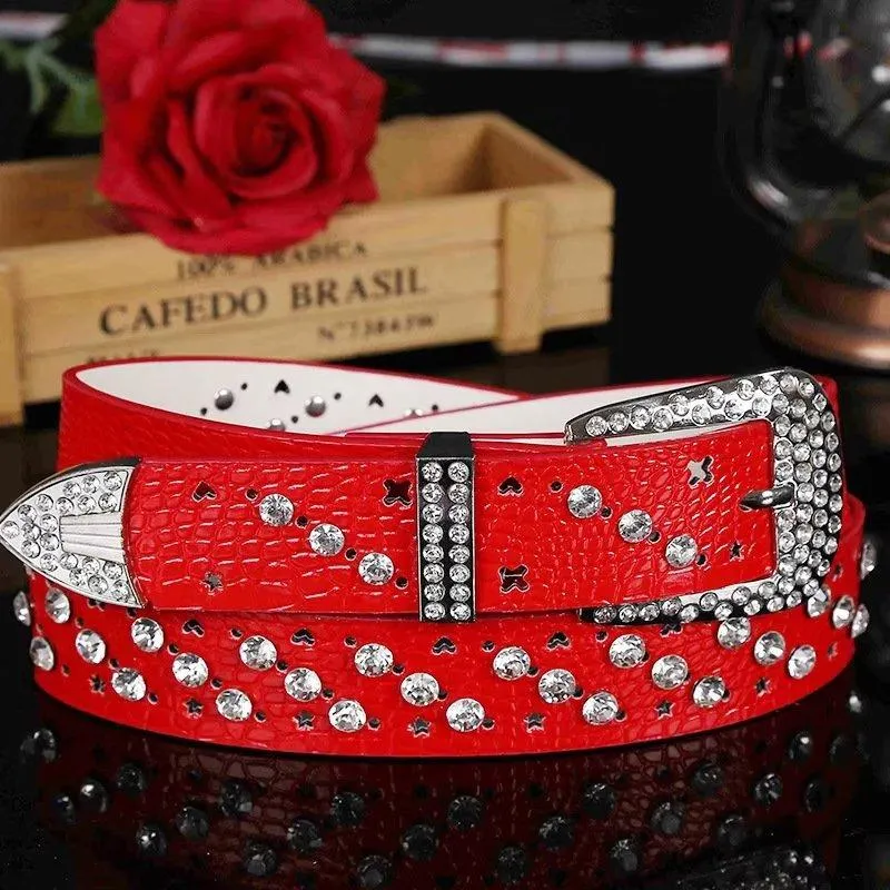 Women's Versatile Rhinestone Belt