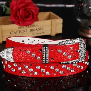 Women's Versatile Rhinestone Belt