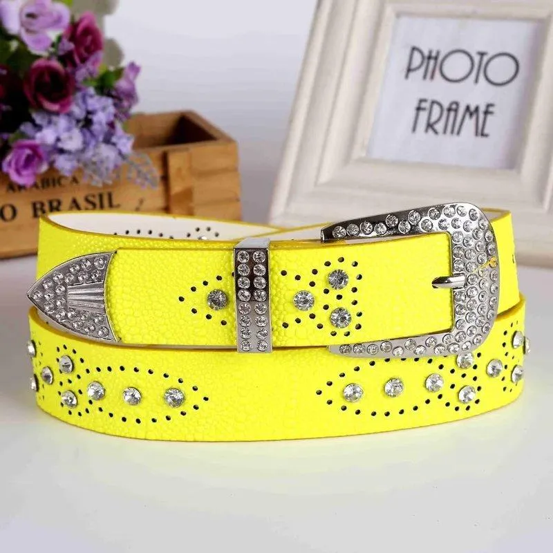 Women's Versatile Rhinestone Belt